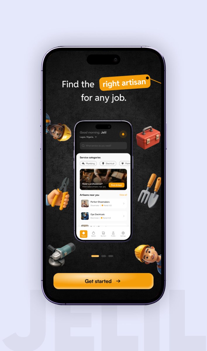 BlackTechie420's tweet photo. I'm working on an Artisan finder mobile app project with my student and it' coming out well https://t.co/Dkn0IeCOzv