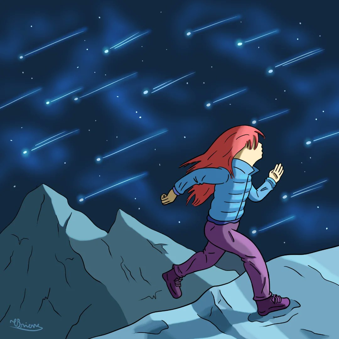 BarabaraOpwlp's tweet photo. Illustration of Madeline from the video game Celeste. Created for yousaks. https://t.co/ig7BLMUyfc
