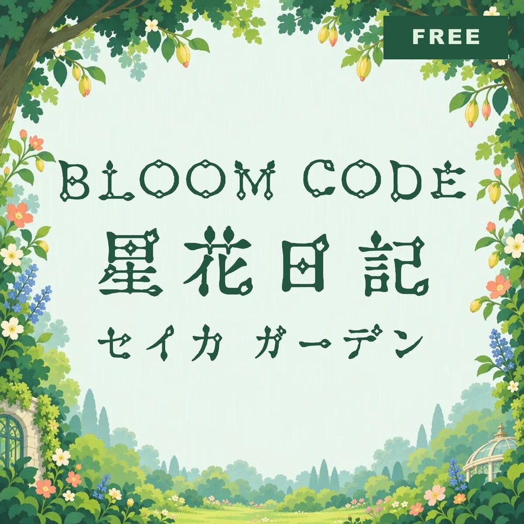 data_bu's tweet photo. 무료 일본어, 영문 폰트 - 星花 Seika Free font
https://t.co/DV8rPXxjgs

씨앗과 꽃봉오리 포인트의 폰트입니다!
알파벳, 가타카나, 히라가나, 숫자와 기호로 구성되어 있어요!

상업적 이용 가능! https://t.co/zrqIJjCTkM