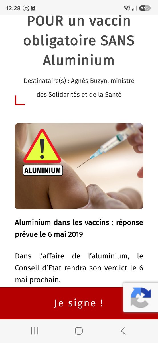AgretDenis's tweet photo. Où sont passés les 1 millions de signataires pour des vaccins sans aluminium ? 
Où sont passés les millions de français qui ont refusé les vaccins covid parce qu'ils avaient compris les risques ?
Pouvez-vous vous mobiliser pour signer pour la liberté vaccinale pour les enfants ? 👇❗️
Je rappelle les enfants ne peuvent pas signer, ils sont soumis au monde des adultes et aux 13 piquouses...
https://t.co/teplFhkxp6