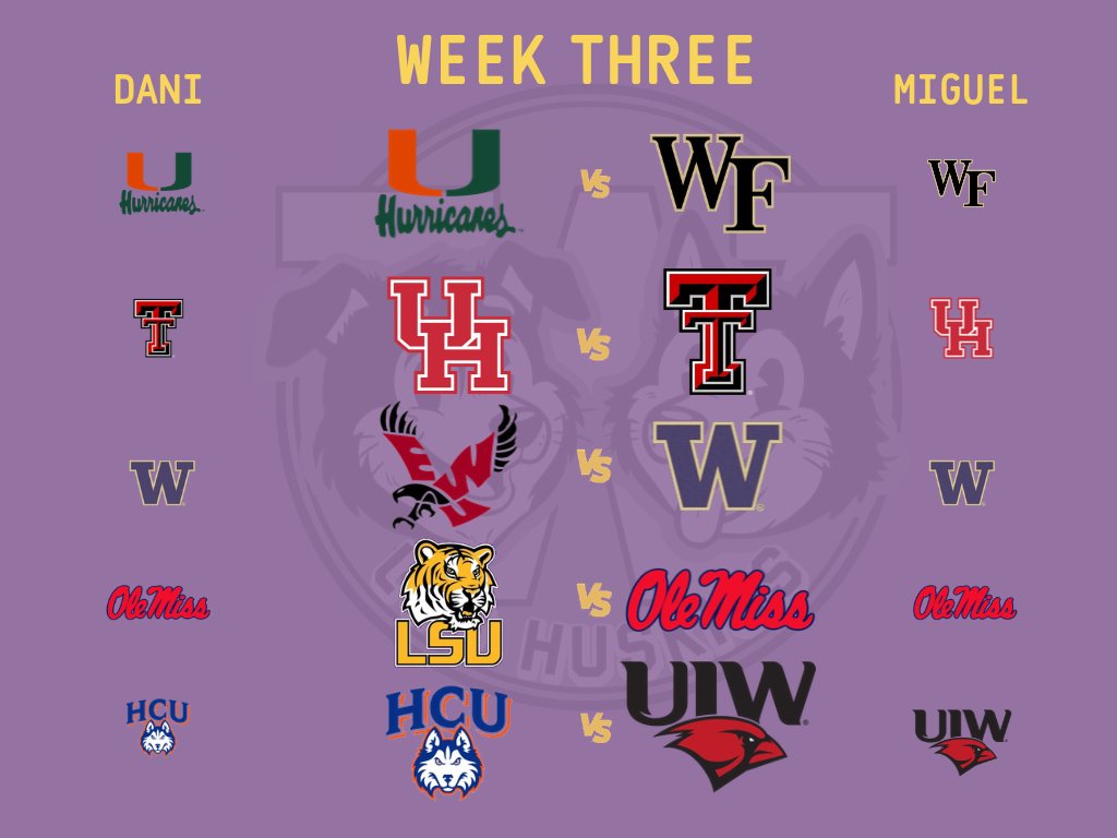 loshuskies's tweet photo. Ayer empezó la jornada de college con una buena victoria de Pittsburg sobre Syracuse. Y hoy ya se disputan grandes duelos. Aquí os dejamos nuestros picks de esta semana https://t.co/xJUvRvOfMY