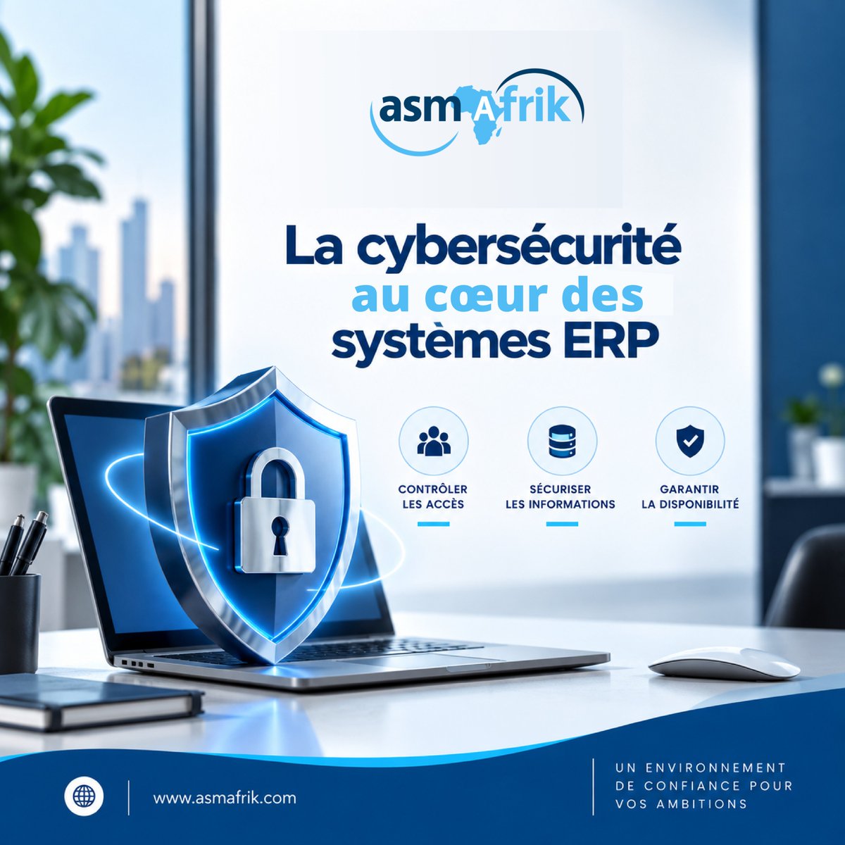 asmafrik's tweet photo. 🔐 La cybersécurité au cœur des systèmes ERP

👉 Sécuriser les données de votre organisation, c’est aussi préserver sa continuité, sa fiabilité et sa capacité à se développer.

#Cybersécurité #ERP #ASMActivator #ASMAfrik #SécuritéInformatique #TransformationDigitale https://t.co/2pi1LHm3y4