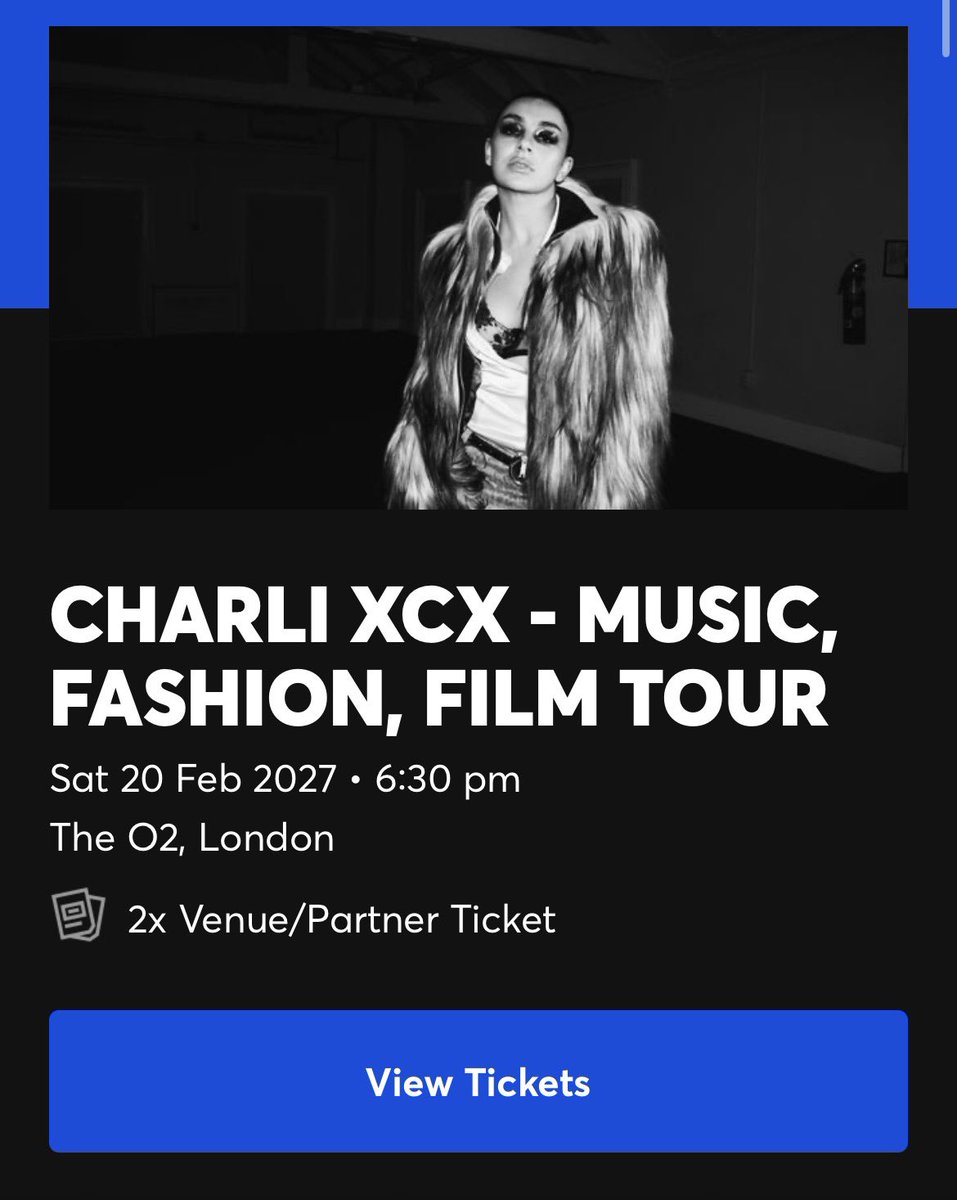 whotfisliiamg's tweet photo. I won the Charli ticket war but omg it was the worst ticketmaster experience I’ve ever had!!! https://t.co/15Koi9W5io