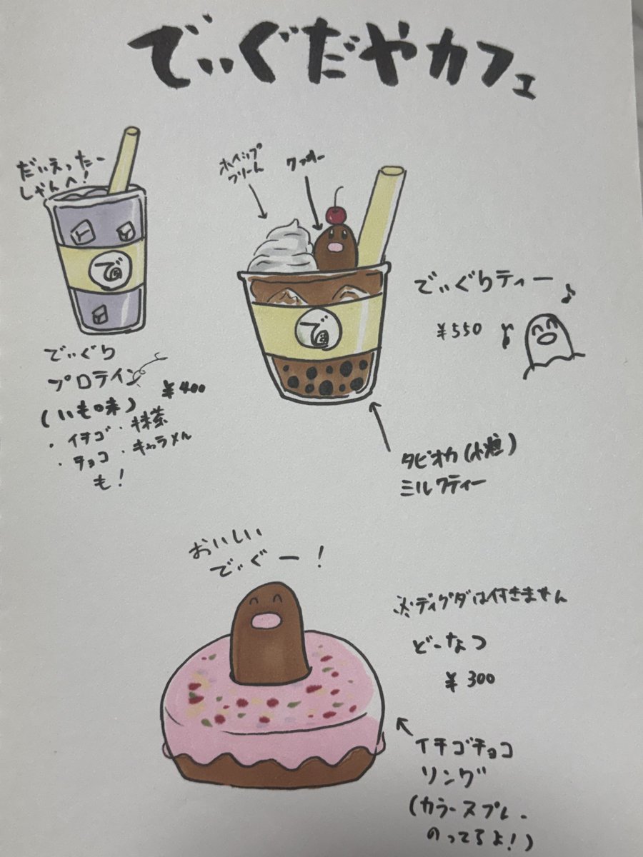 Mgr_50churi's tweet photo. ディグダカフェなるものを作りたい。 https://t.co/Dave7lRdWt