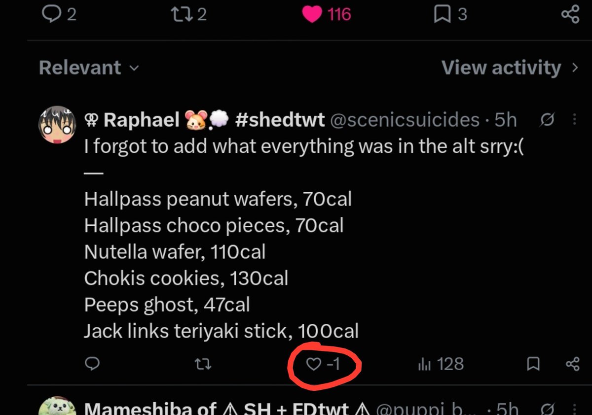 scenicsuicides's tweet photo. How tf did i get negative likes??? Wtf did i do wrong https://t.co/ZaD5M8pwLf