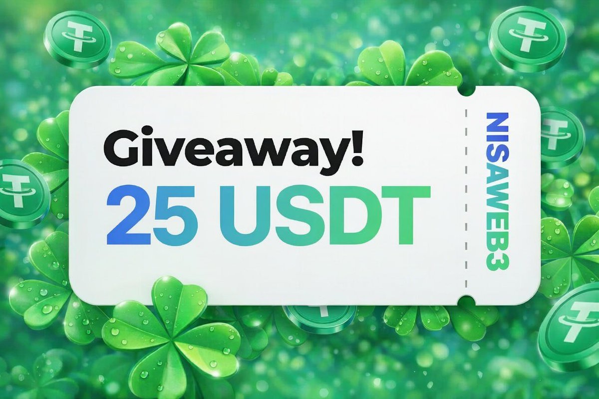 NisaWeb3's tweet photo. — 𝗚𝗜𝗩𝗘𝗔𝗪𝗔𝗬 🔮✨

▪️ We’re 𝗴𝗶𝘃𝗶𝗻𝗴 𝗮𝘄𝗮𝘆 $25 in $USDT to 1 winner! 

1️⃣ RT and Like
2️⃣ Follow me and @iotraderio 
3️⃣ Engage Quoted Post

Ends in 24 Hours ⏱️ https://t.co/EkdsSQkjma