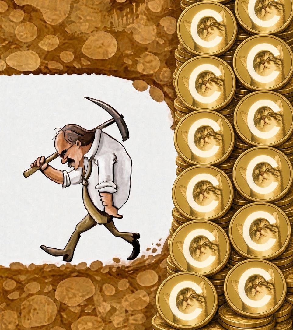 PoorGoat_'s tweet photo. You know what’s crazy? 99% of CT spent the last two years getting rekt chasing rotations, launchpads, and 100k toppers looking for the next DOGE, only to be completely sidelined when it finally showed up.

The coin that breaks out of CT hell. The coin that onboards the next wave of traders. The coin that breaks every ceiling you can imagine. The COIN OF THE CYCLE.

Trillion. Dollar. CATE. 💛🐈