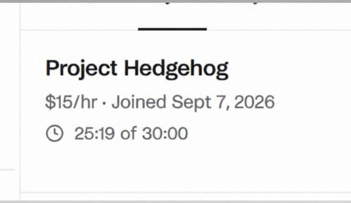 cha_risel's tweet photo. Project Hedgehog active for both US and Canada on Handshake 
Let’s keep going 
100 hours still available on project hedgehog 
So if you know someone in the US or Canada 
Dm me, let’s create an account on Handshake and make some cashh 💸 https://t.co/0jb2MD6bbr