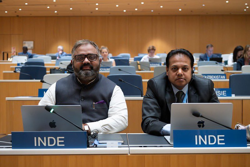 IndiaUNGeneva's tweet photo. At @WIPO #IGC53, Counsellor Gaurav Thakur delivered India's opening statement !
#TraditionalKnowledge (TK) & Traditional Cultural Expressions (#TCEs) ๐ฎ๐ณ's living heritage.
๐ฎ๐ณ backs legally binding instruments with enforceable protection for TK & TCE holders. @DPIITGoI
@MEAIndia @IndianDiplomacy