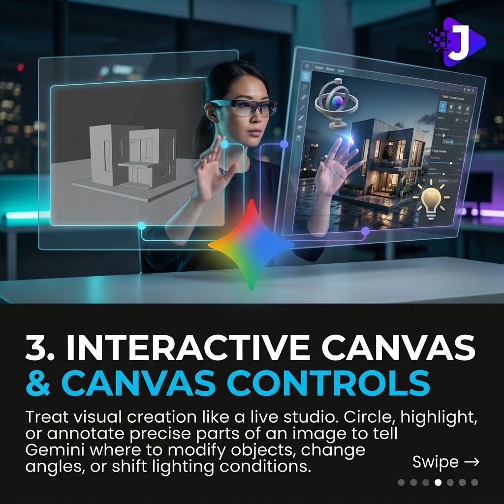 jhub_tech's tweet photo. Google Gemini’s new Nano Banana model makes AI photo editing feel like a live studio. 📸✨

From native 4K text rendering to character consistency across scenes, visual creation just got a massive upgrade.

💬 DM "NANO" to @JHUB for our full prompting &amp; editing workflow guide! https://t.co/RUjaPpBHm9