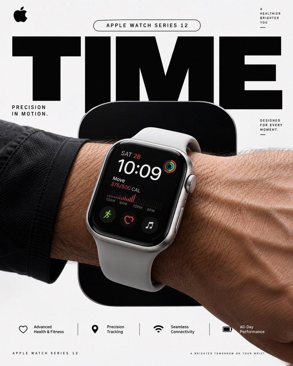Apple Watch Precision Poster