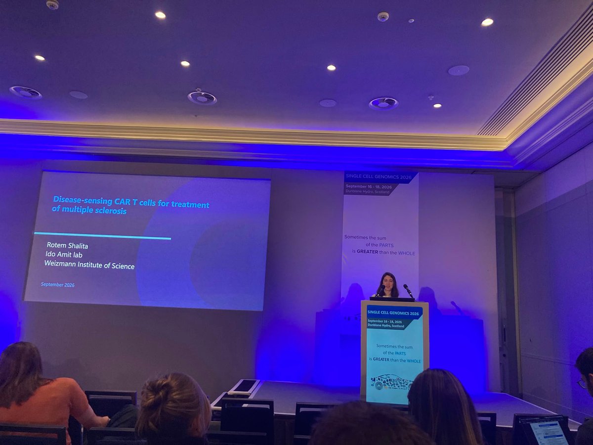 IdoAmitLab's tweet photo. Day 3 at #SCG2026 🔥 and still going strong. 

Amazing science, inspiring talks, great discussions &amp; the best conference networking: running through the Scottish Highlands 🏃‍♀️🏃‍♂️🧬 https://t.co/egpZB4bgR3