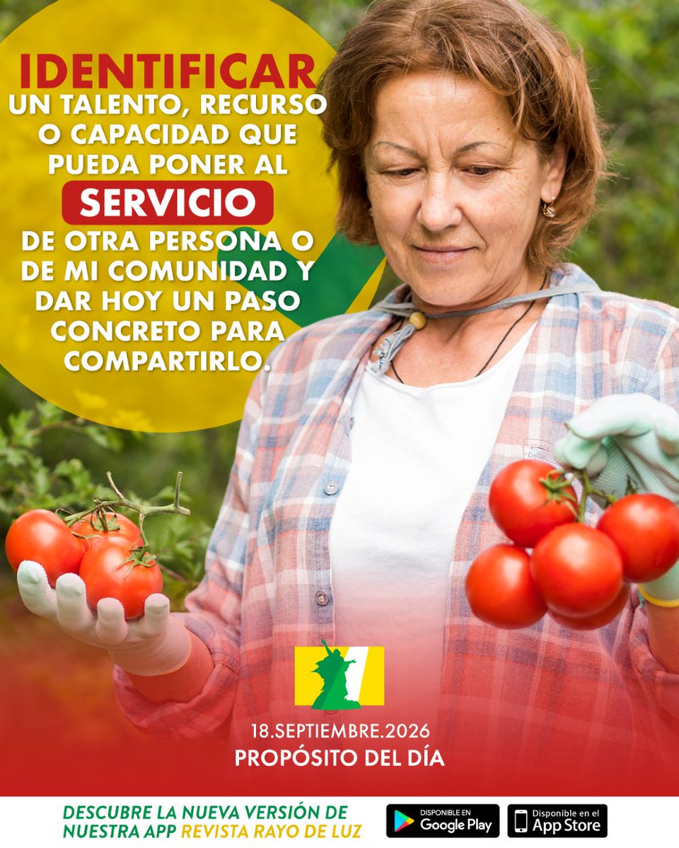 rayodeluzrd's tweet photo. Dios 😇 nos ha confiado 🤲🏽 dones que encuentran su verdadero sentido cuando los ponemos al servicio de los demás. 🫂No guardes lo que puede convertirse en ayuda, esperanza o crecimiento para alguien más. 🫱🏽‍🫲🏾
 
#PropositodelDia #RevistaRDL #RayodeLuz https://t.co/yXagjOnI2j