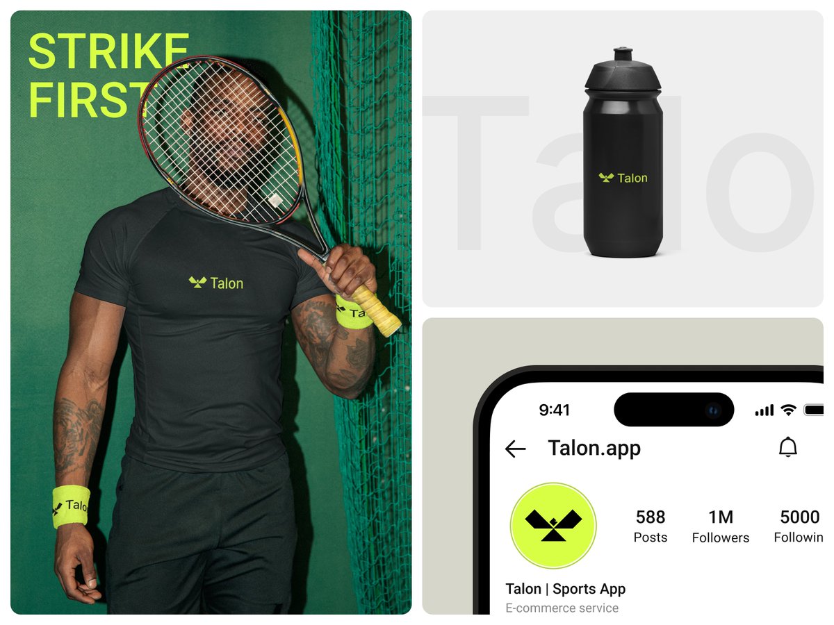 recentcraft's tweet photo. Talon in the wild.

Poster, product, app icon — one mark, one attitude, zero compromise across formats. https://t.co/lVUw6E7ncf