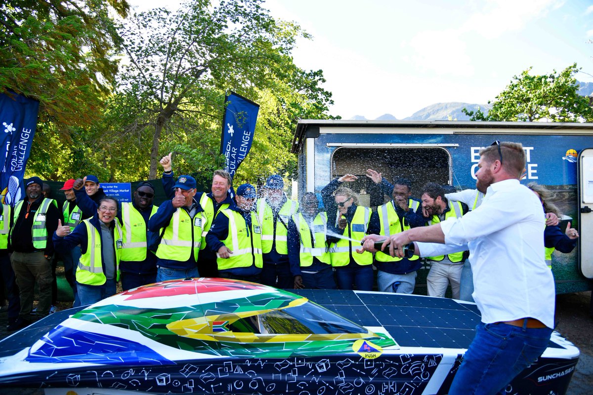 SasolSA's tweet photo. Eight days. Thousands of kilometres. Countless memories.

From Sasolburg to Franschhoek, the 2026 #SasolSolarChallenge showcased innovation, resilience, teamwork and STEM talent at its best.

Visit https://t.co/lU4dHBqkgO 

@Solar_Challenge https://t.co/T3baJAeJP8