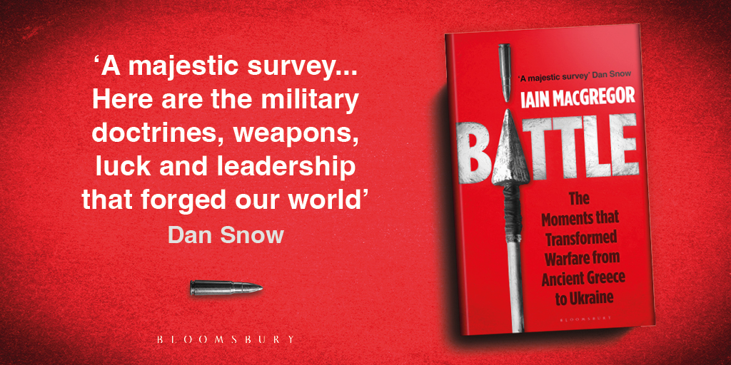 BloomsburyBooks's tweet photo. BATTLE is the gripping narrative through centuries of human conflict and innovation. Publishing October 8th. 

Order yours now: https://t.co/zdWeZNLZ01 https://t.co/f3V56JjUwR