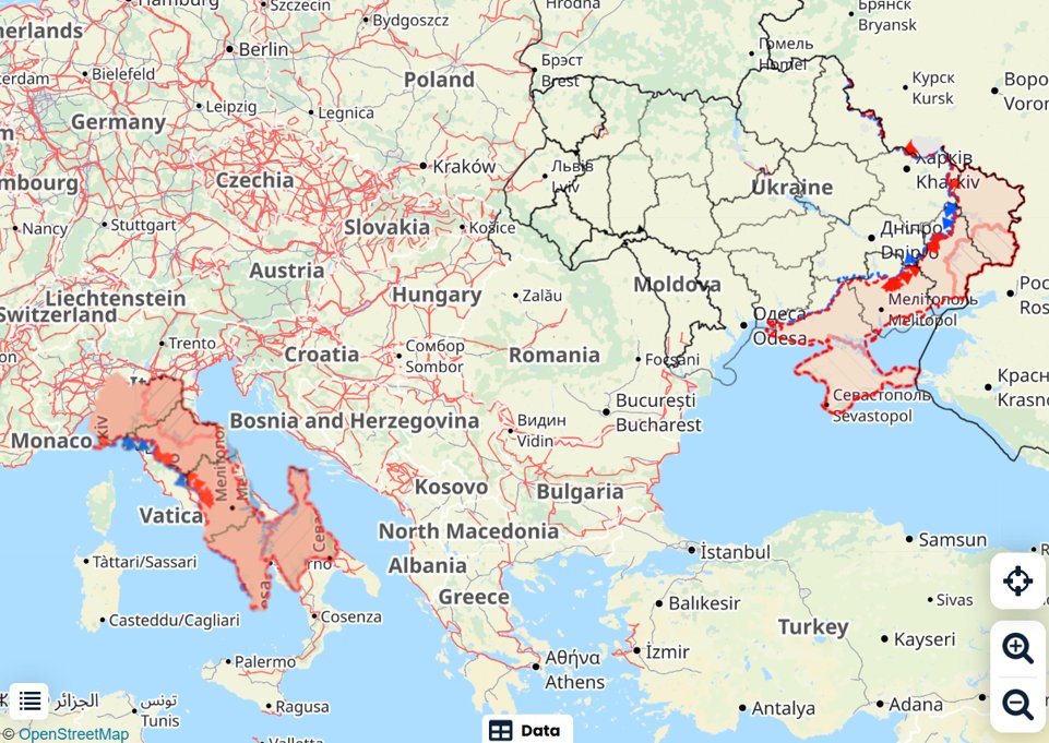 spighissimo's tweet photo. Bicchiere mezzo pieno o mezzo vuoto?

Ohibò, confrontandolo con l'Italia non pare poi tanto piccolo il territorio conquistato dai Russi...magari basterebbe guardare una cartina per non credere alle sirene di Bruxelles eh https://t.co/j7nv9eJtln