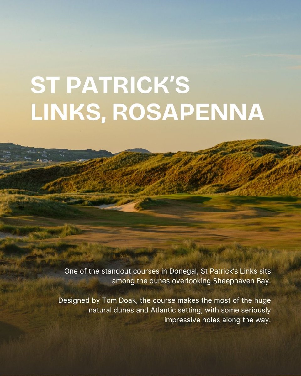 IconLinksTravel's tweet photo. 48 hours in Donegal ⛳️🌊

Our team recently explored the golf, food and local spots worth knowing about.

Donegal Golf Club, St Patrick’s Links &amp; Narin &amp; Portnoo — plus great food, music and pubs.

#GolfIreland #Donegal https://t.co/7pvMqv4Tyc