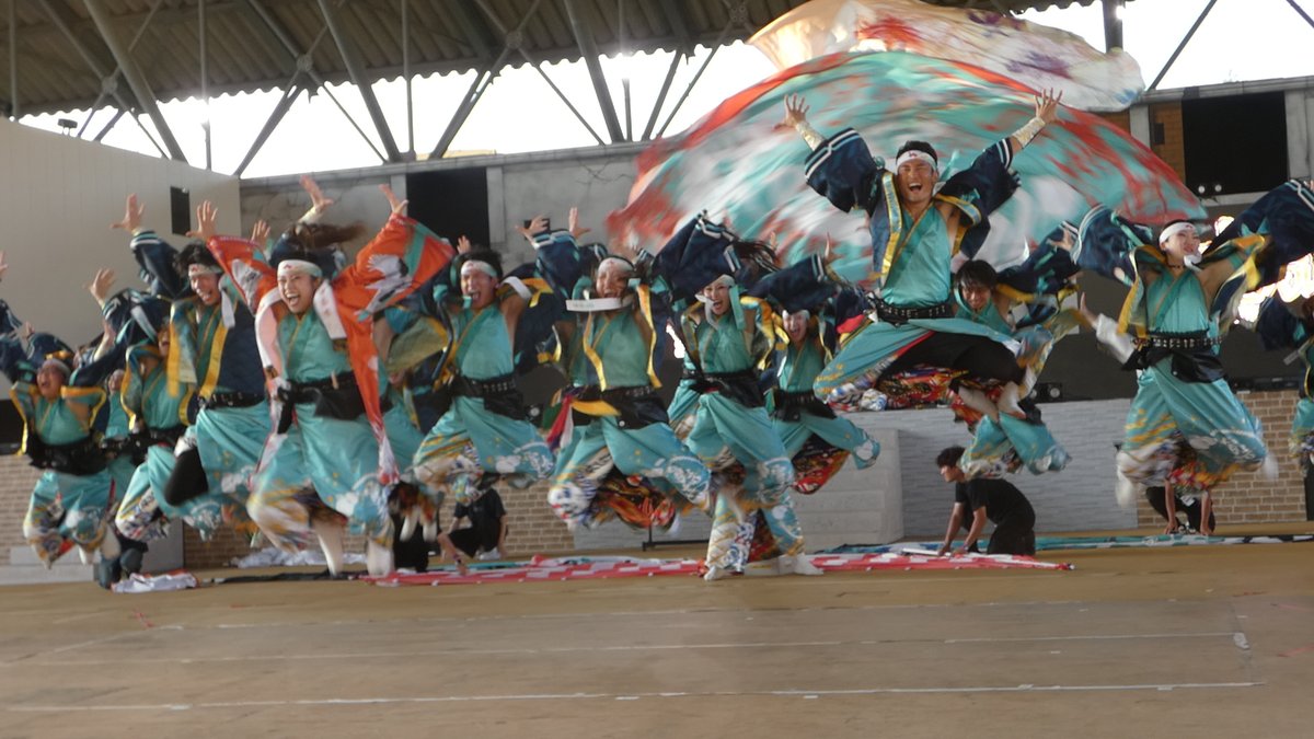 529sf's tweet photo. 宵あさ 
ブロック賞演舞 さのよいファイヤーカーニバル 2026/07/19 レインボードーム会場 https://t.co/TNvuBBjMO0 @YouTubeより 

「諏訪の碧」皆さん表情良すぎです！
#宵あさ 
#さのよいファイヤーカーニバル 
#よさこい #yosakoi https://t.co/7gXlnvmUkk