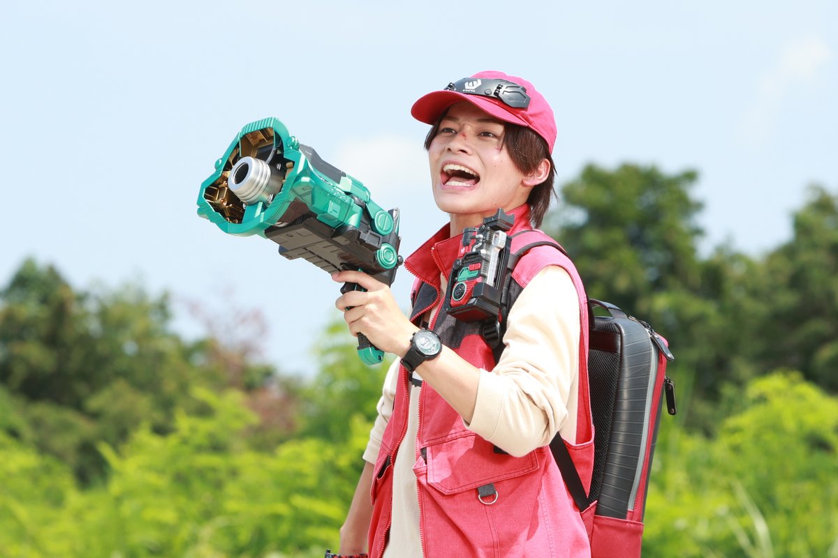 ProjectRED_Toei's tweet photo. 明日9月20日 午前9:30～
『#角醒ハンターオメガホーン』
第九話放送📢

ギリコとの特訓を経て、
秘策と共にイバルに挑むキャプテン・オメガホーン🧢
対戦相手はまさかの相��・炎角🔥

二人の気持ちと拳がぶつかり合う!!👊

さらに巨大角獣戦も!?

鼓膜に力を入れろ！
〝王炎火・大合勝〟 https://t.co/E18UodBODk