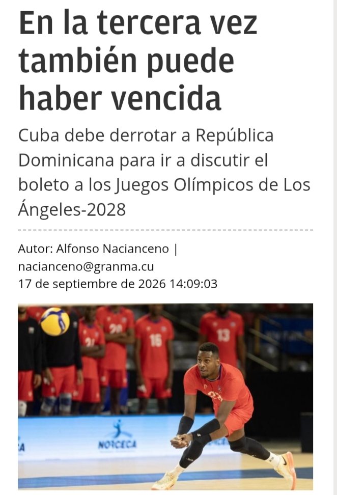KLestapi5578's tweet photo. En el deporte debemos seguir consolidando nos. Si por cuba https://t.co/bG4Bvivsv9