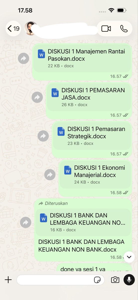 vcenues's tweet photo. Diskusi 1 Manajemen done 💕

Open joki tuton ut | diskusi 1 | lab auditing | matkul praktik | ukt

Harga mulai 10.000 untuk diskusi 

Jawaban no AI dan dijamin rapi

#bealanjaㅤ #jokitugas https://t.co/W7LgbhTl3p