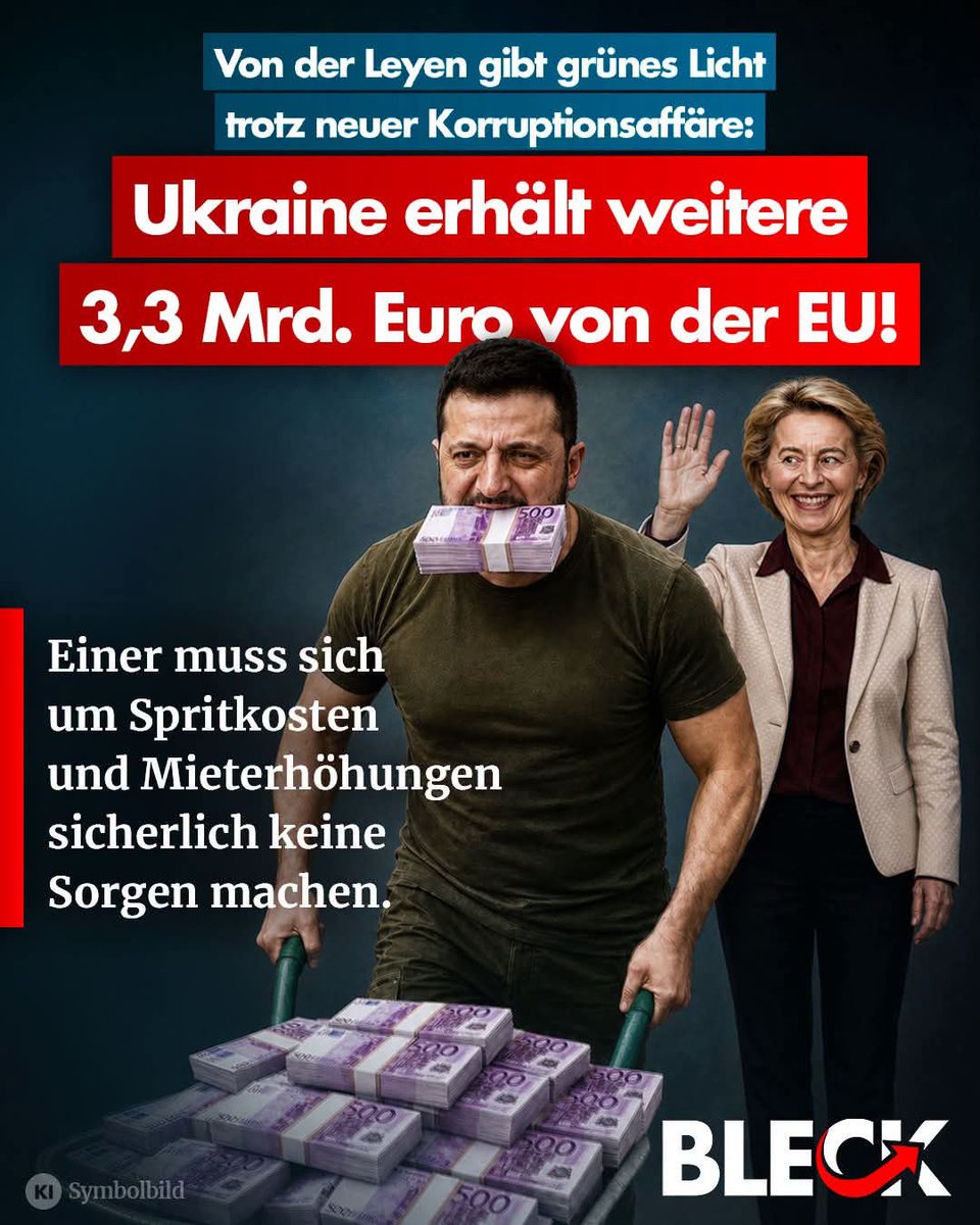 von_blauweide's tweet photo. Es ist eine absolute Unverschämtheit und einfach nur noch unfassbar , wie hier die Milliarden sinnlos aus dem Fenster geworfen werden! Während zu Hause die eigene Leute im Stich gelassen werden und kaum noch wissen, wie sie irgendwie über die Runden kommen sollen. Die Mieten explodieren die Lebenshaltungskosten steigen ins Unermessliche - aber für das Ausland ist der Geldhahn scheinbar unendlich offen. Es reicht endgültig ! 🛑 ⚠️