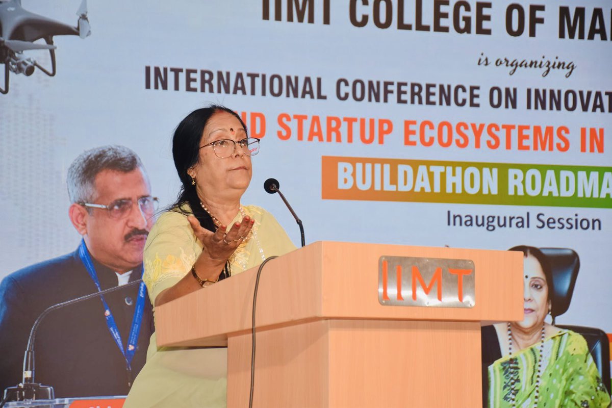 profbandana's tweet photo. Addressed as a Guest of Honour in International conferences organised by IIMT University ,Greater Noida https://t.co/VhBkrDUdS7