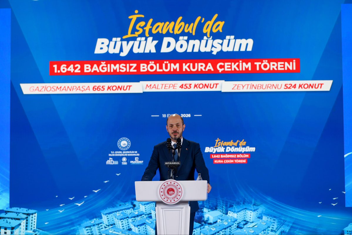 Toki_Kurumsal's tweet photo. 🏗️ İstanbul'da Büyük Dönüşüm

📌 Bakanımız Sn. @murat_kurum ve Başkanımız Sn. M. Levent Sungur'un katılımlarıyla 1️⃣.6️⃣4️⃣2️⃣ Bağımsız Bölüm Kura Çekim Töreni gerçekleştirildi.

🔑 Kura çekiminin ardından hak sahibi vatandaşlarımıza anahtarları teslim edildi.

📍 İstanbul https://t.co/EKs5UgIHia
