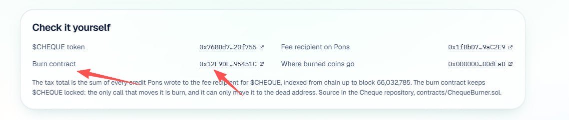 chequeapp's tweet photo. Burn contract: https://t.co/FLYnLg3UNk

Updated on the web! https://t.co/vMqfvaIkFL