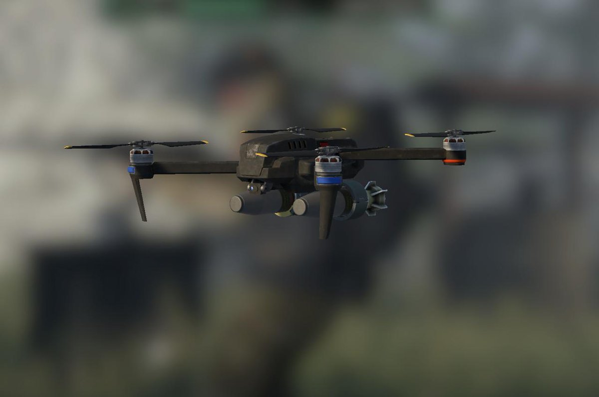 BataliaOnline's tweet photo. Are #FPV drones OP?
Short answer: No. 

They are definitely powerful, but only in the right hands 😄
I decided to add them because they make combat feel different from other games. You always have to consider their presence before stepping into an open field, for example.

Obviously, players have several ways to defend themselves against drones besides just simply shooting at them, you can even destroy the incoming munition while it is still in the air, and depending on the impact angle, it might not even detonate, allowing you to pick up the unexploded charge and keep it for yourself 😁 (also planning to add drone jammers)

What I also like about them is that, once you learn how to fly them, they become really rewarding and it's just fun to fly them. In #BATALIA, I plan to add many different types of drones. (based on real life models)

At the moment, they are customizable, and I plan to expand that even further. You can attach different explosives, better cameras, stronger antennas, ballistics computers etc.

#GameDev #IndieGame #ExtractionShooter #OpenWorld #Drones