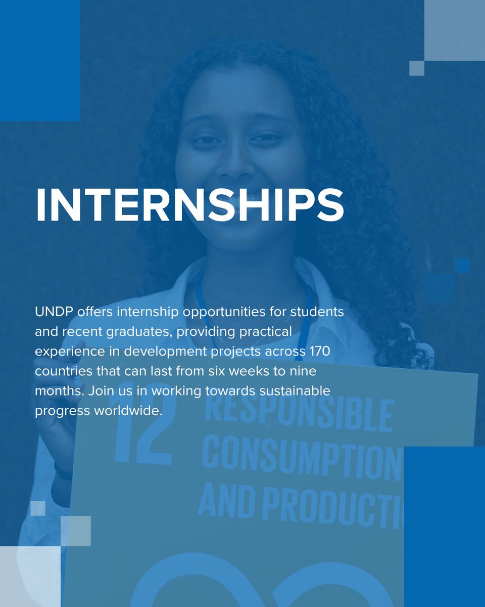 UNDPCareers's tweet photo. π’ Do you want to #JoinALifeChangingMission?
β‘οΈ UNDP offers globally a wide range of opportunities for young, talented individuals.
β
6 internships are now available @UNDP.
πΌ Explore this weekβs vacancies: https://t.co/4Zh6bp8Iv2 https://t.co/4pX2hxC0Rn