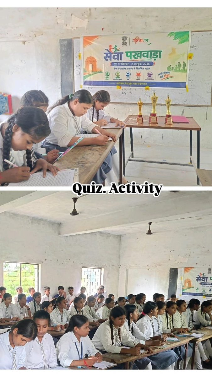 MybPrayagraj's tweet photo. As part of the 'Sewa Pakhwada' initiative, #MeraYuvaBharat (#MYBharat) Prayagraj successfully hosted an engaging block-level Quiz Competition. https://t.co/LBS0i4nw5W