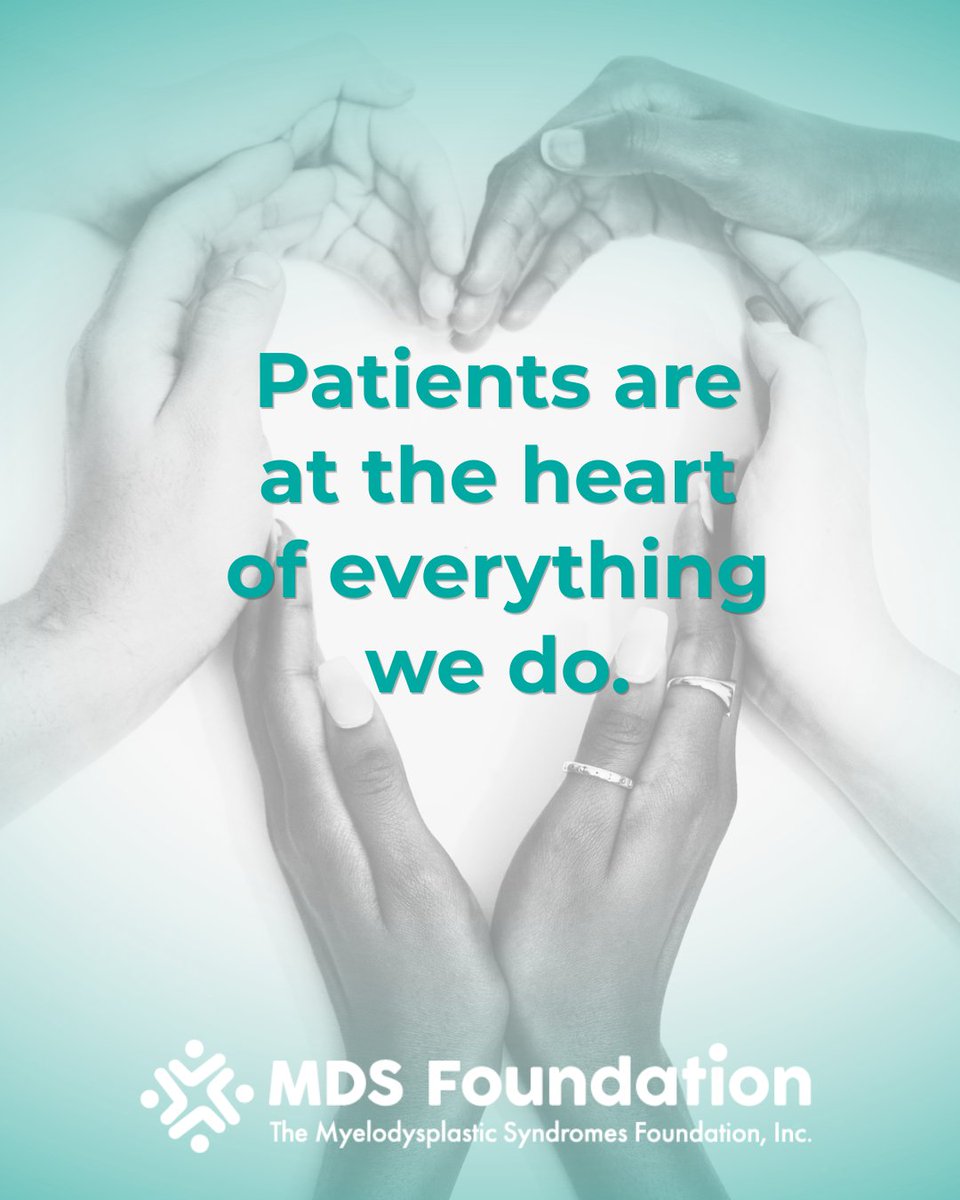 MDSFoundation's tweet photo. Every decision we make begins with a question: How will this help our patients?

That question guides the programs we create, partnerships we cultivate, and every dollar we invest.

With your support, we can continue to answer that question.

Donate Today! https://t.co/A2tBX5Ddhs https://t.co/Fxy4RdZOsg