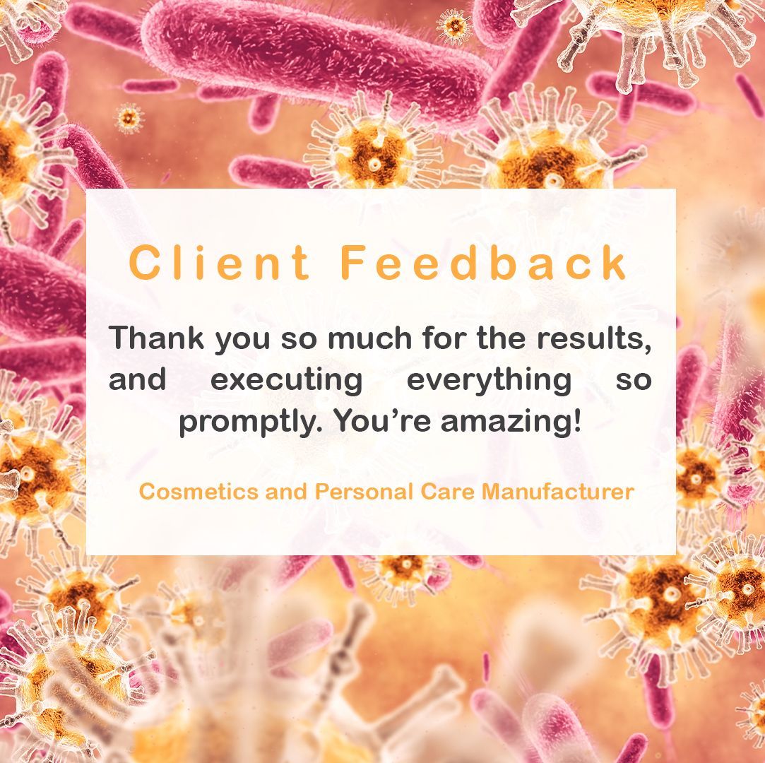 MelbecMicro's tweet photo. Feedback Friday

👩‍🔬 This feedback made our lab team smile!

We’re thrilled to share this kind testimonial from one of our clients who relies on our microbiology testing for peace of mind.

#MicrobiologyWin #HappyClient #clientfeedback https://t.co/RlySbaPtBP