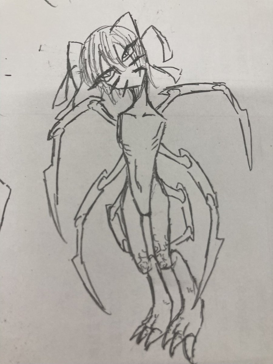 oooutiiro's tweet photo. ずっと前に描いた気に入ってる人外
正味盛りすぎだとは思う https://t.co/nXzko5HCJE