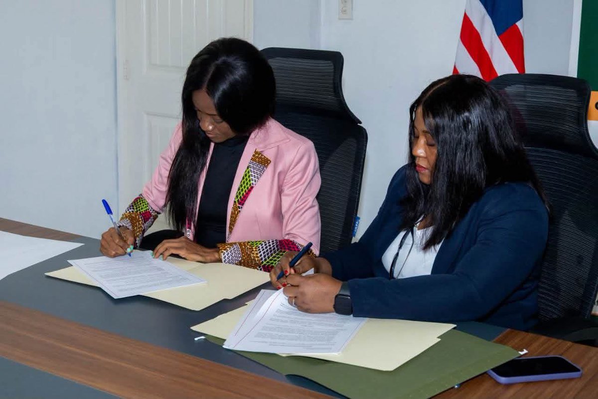 LNTA231's tweet photo. The Liberia National Tourism Authority (LNTA) has signed a three-year Memorandum of Understanding (MOU) with the Liberia Intellectual Property Office (LIPO) to strengthen cooperation in tourism, intellectual property, cultural heritage, and the creative sector.

#LNTA #LIPO https://t.co/dvtHcjcGAv