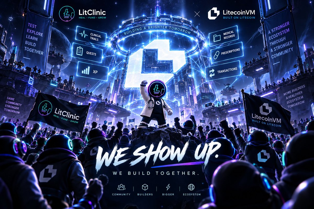 litclinicxyz's tweet photo. Some networks have users.

@LitecoinVM  has a community that shows up. 

Every test. Every quest. Every challenge.

That’s what makes this ecosystem feel alive.

LitClinic is proud to build alongside you. 🫶

 Built by the community.

Built on @LitecoinVM. 💙 https://t.co/9QIy2yG9lD