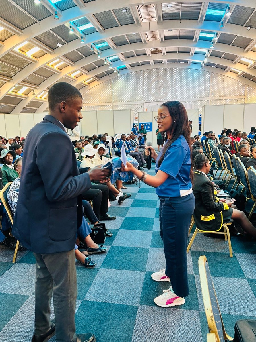 ZITF1's tweet photo. Manager for Business Development for Ba Isago University- Tshegofatso Kgetse, took the stage to highlight the incredible global study opportunities available at Ba Isago University.  

She showcased their diverse academic programmes and emphasised their student-friendly approach, including flexible USD tuition fee payment structures tailored for international scholars. As familiar faces at the Zimbabwe International Exhibition Centre—having previously exhibited during the annual ZITF Show—Ba Isago University continues to build strong educational bridges, opening doors for local students to pursue world-class tertiary qualifications.

#Scholastica2026 #BaIsagoUniversity #GlobalEducation #StudyAbroad #FutureLeaders #ZICES