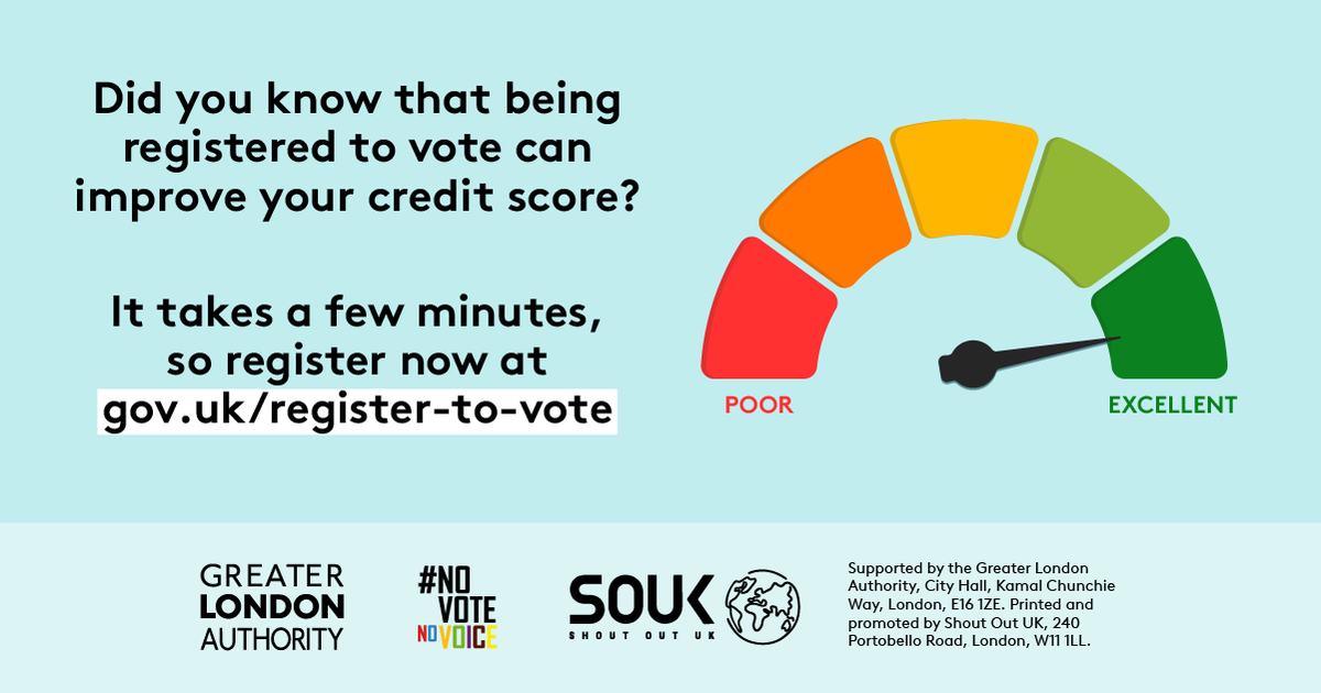 DisabilityActHa's tweet photo. Being registered to vote has benefits beyond elections.
As well as being ready to have your say, it can help organisations verify your name and address and may improve your credit score.
So donโt delay #RegisterToVote today ๐ https://t.co/4j3DTCdeaT
#NoVoteNoVoice #LVRW2026 #DisabilityActionHaringey #VoteReady #CreditScoreBoost #VoterRegistration #CivicEngagement #LondonVotes #GreaterLondon #DisabilityInclusion