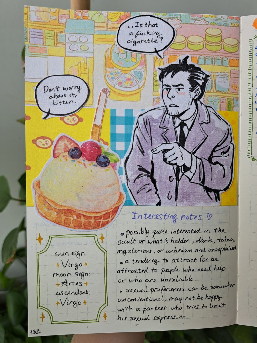 caztalia's tweet photo. Made a journal page to celebrate my boy Sal's birthday.
#ocsart #artmoots #journaling #sketch https://t.co/Iy90qHLpdF
