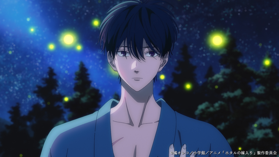 hotaru_anime_pr's tweet photo. .❁。.*┈┈┈┈┈
　TVアニメ「#ホタルの嫁入り」
　　　 PV場面カット 2⃣
　　　　　　  ┈┈┈┈┈・*.❁.

「この心臓はもう紗都子のものだよ」

—— 出会うはずのない二人
⠀⠀⠀⠀⠀⠀⠀落ちてはいけない恋だった

𓂃 .˖* 本PV
https://t.co/21NRBzrRgA

#ホタ嫁 https://t.co/rR2RnBaMP5