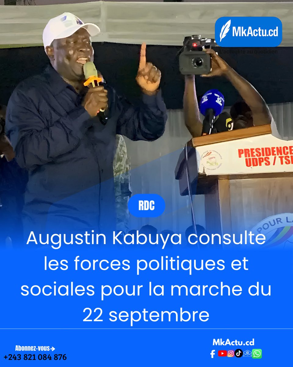 ibra10mk's tweet photo. RDC : Augustin Kabuya consulte les forces politiques et sociales pour la marche du 22 septembre

[Découvrez l'article ici]
⤵️
Facebook :
https://t.co/UP8BT5SiKC

Instagram :
https://t.co/uvR6WmtwHy

https://t.co/mv1CKZ9ab5 https://t.co/Y1KiPZboU2