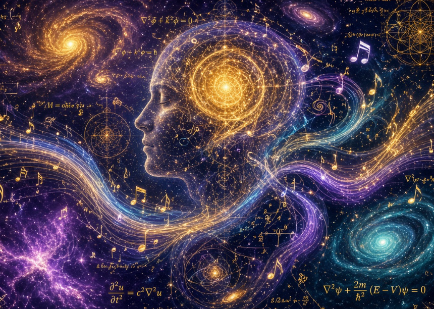 Science_TechTV's tweet photo. The "Mind of God," which Einstein wrote eloquently about, is cosmic music resonating throughout hyperspace.

-Michio Kaku https://t.co/fIJLC6aQOc