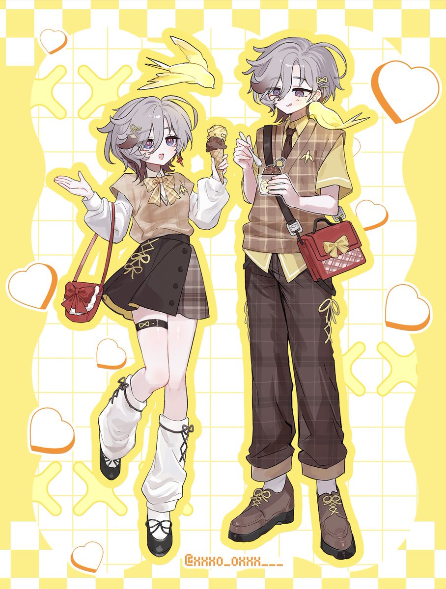 xxxo_oxxx___'s tweet photo. 女体化注意
完成版カラーアクスタ🪶🍨 https://t.co/Kuj0ql9W8W