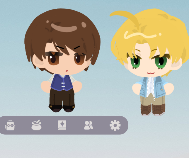Fortzetti0522's tweet photo. AHHHHI really love this game! They are just so adorable—I can't wait for the official release......#latinhetalia #argchi https://t.co/i1ghNjVJcV