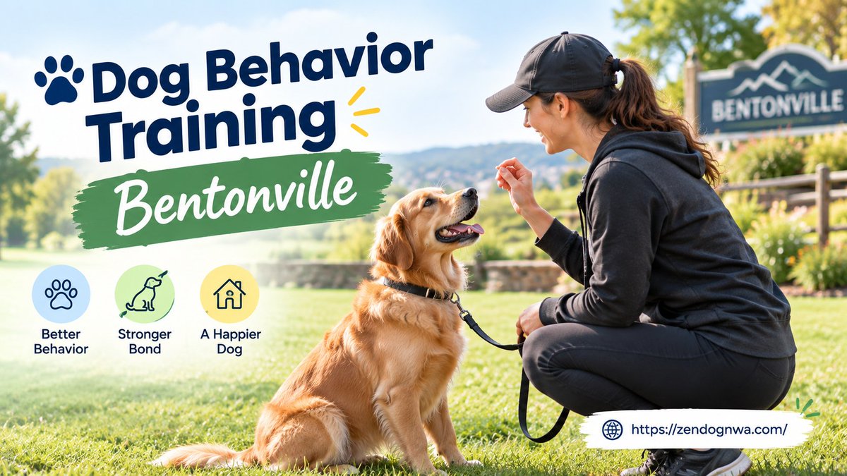 zendogu's tweet photo. 🐾 Struggling with barking, leash pulling, anxiety, or unwanted behaviors?

Professional dog behavior training Bentonville can help your dog build better habits, confidence, and communication skills.

👉 Zen Dog Training NWA

#DogTraining #DogBehavior #Bentonville #DogTraining https://t.co/iSIJ80dCbJ