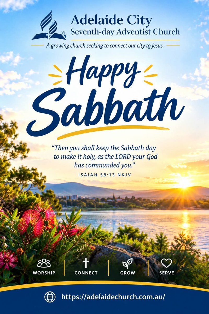 adelaide_sda's tweet photo. Happy Sabbath friends and family!!! https://t.co/ZSH7pjO3Xo