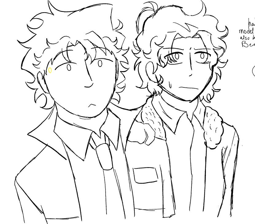 bupidgooner's tweet photo. some silly doodles i made of oomf's dbh au ☝Cuz i'm a chud. a fat one.

#jackpotcrashcourse https://t.co/nuaADU6lfe