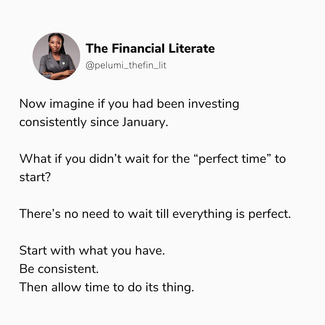 TheFinLiterate's tweet photo. If you invested 100,000 naira in the listed stock at the beginning of the year, this is what it could be worth now.

The stock market rewards patience. Small, early decisions often turn into big results over time.

Follow for more insights like this. https://t.co/gRgbgWF6Cy